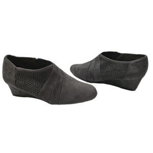 Impo ~Woman Size 8~ Gray Stretch Memory Foam Booties NWOB.